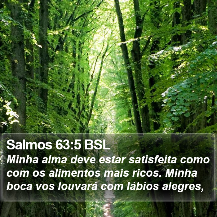 Salmos 63:5 BSL Bible Study