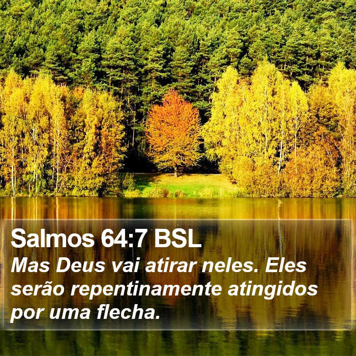 Salmos 64:7 BSL Bible Study