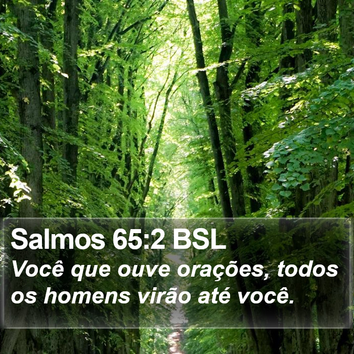 Salmos 65:2 BSL Bible Study