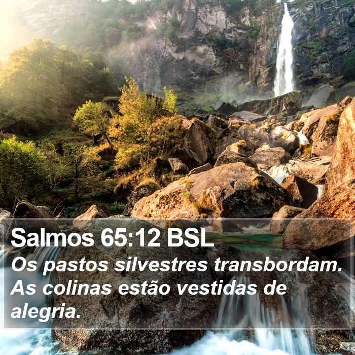 Salmos 65:12 BSL Bible Study