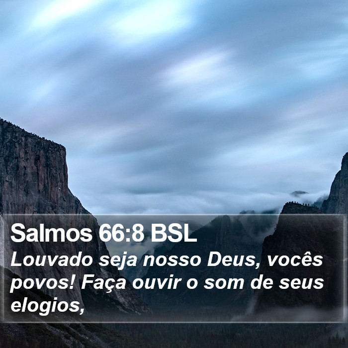 Salmos 66:8 BSL Bible Study