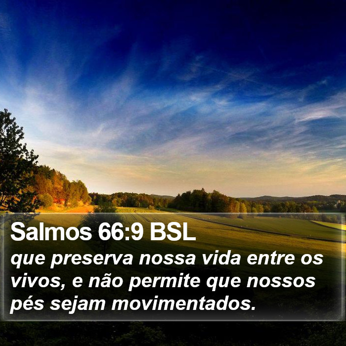 Salmos 66:9 BSL Bible Study