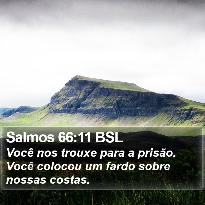 Salmos 66:11 BSL Bible Study