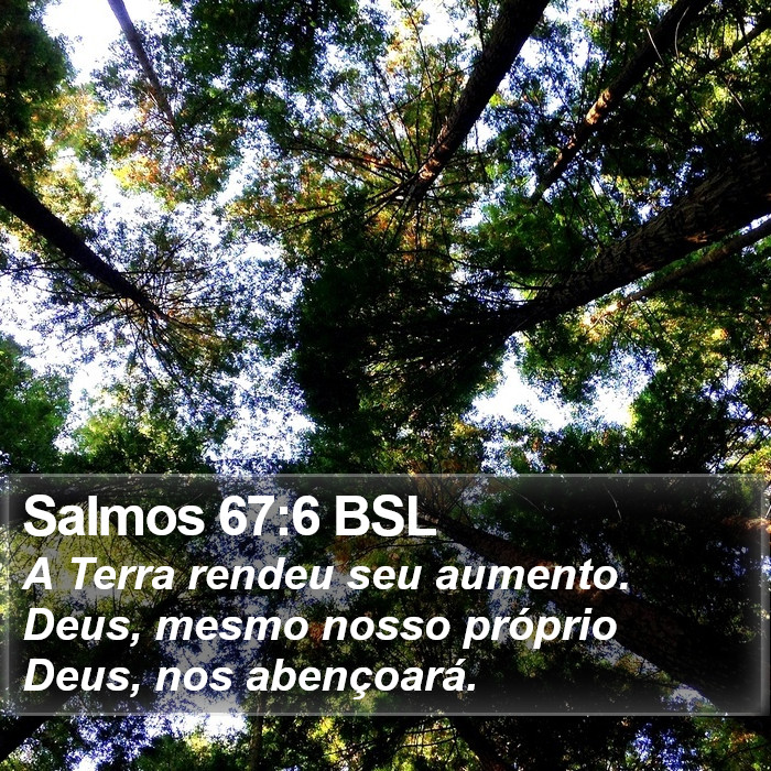 Salmos 67:6 BSL Bible Study