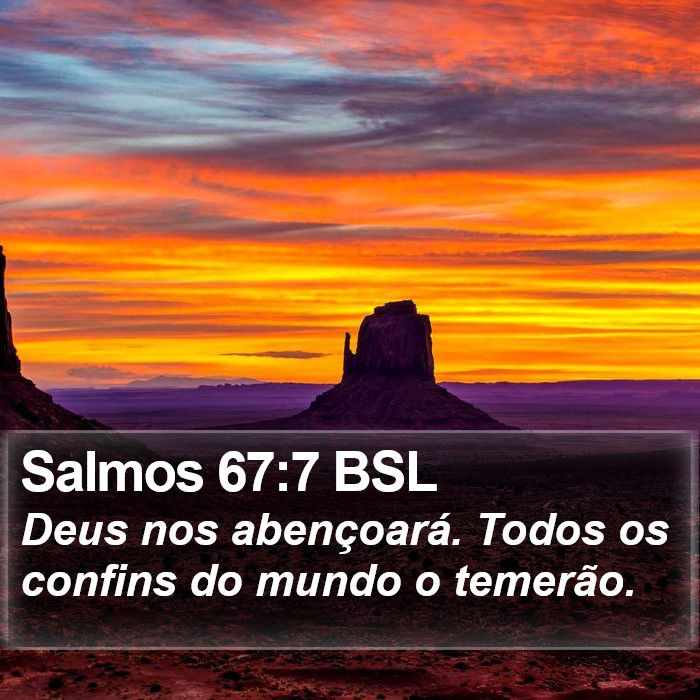 Salmos 67:7 BSL Bible Study