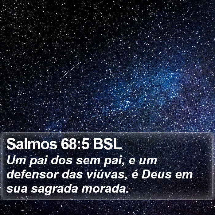 Salmos 68:5 BSL Bible Study