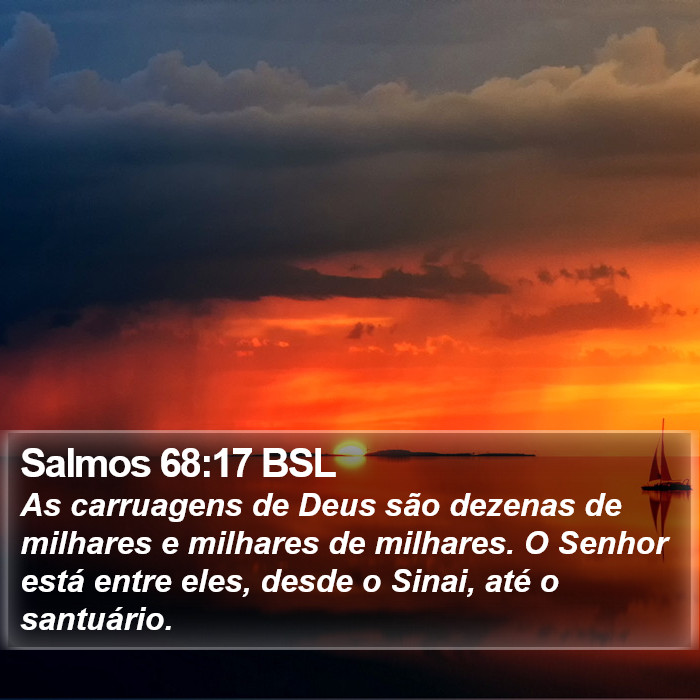 Salmos 68:17 BSL Bible Study