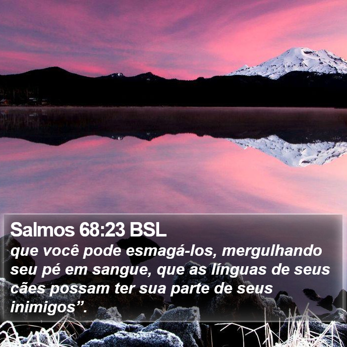 Salmos 68:23 BSL Bible Study