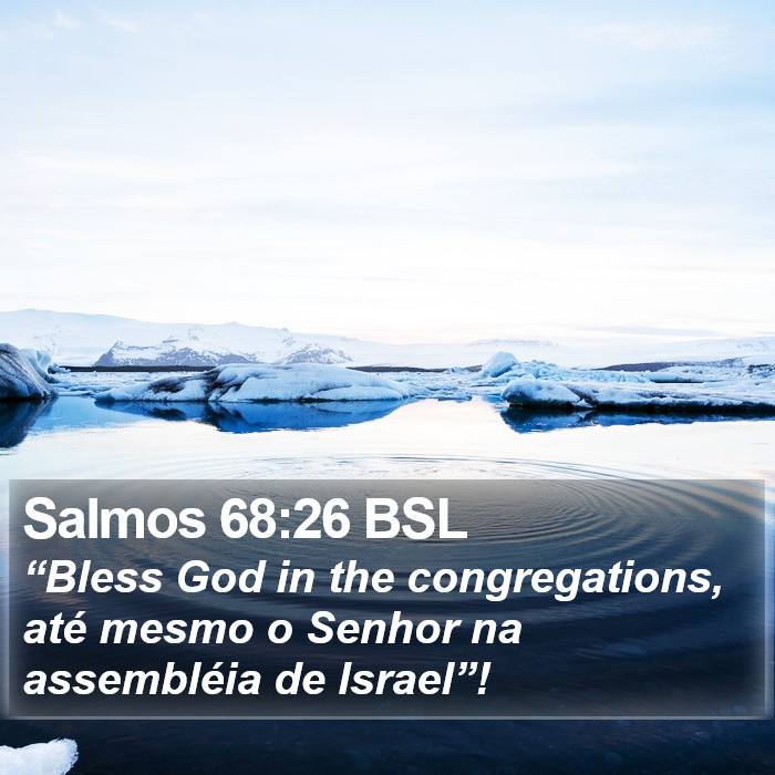 Salmos 68:26 BSL Bible Study