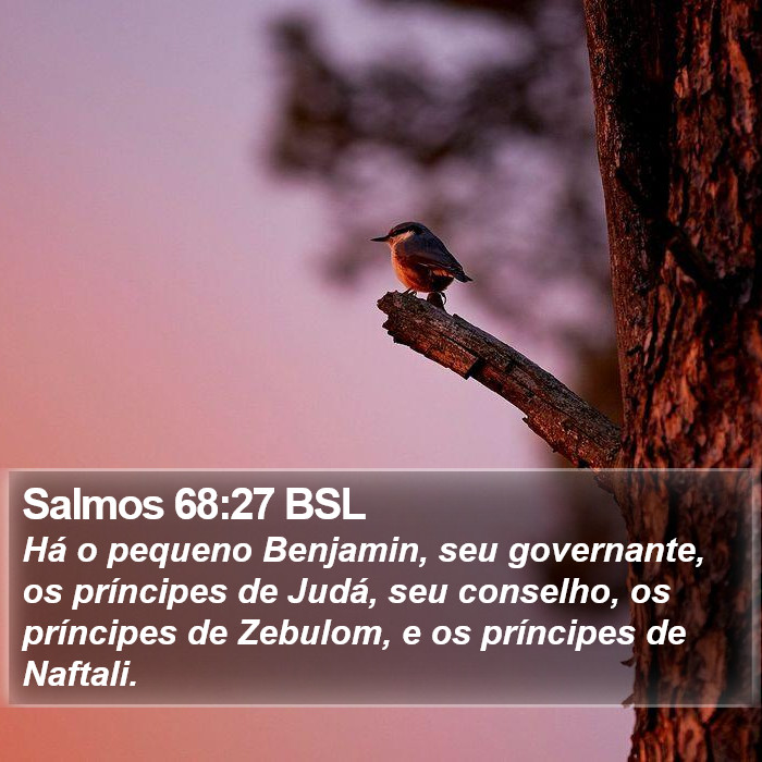 Salmos 68:27 BSL Bible Study