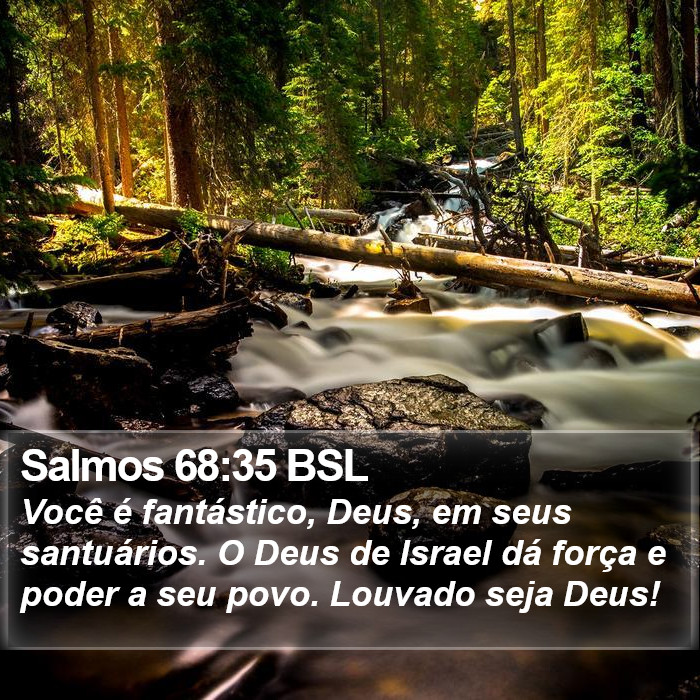 Salmos 68:35 BSL Bible Study