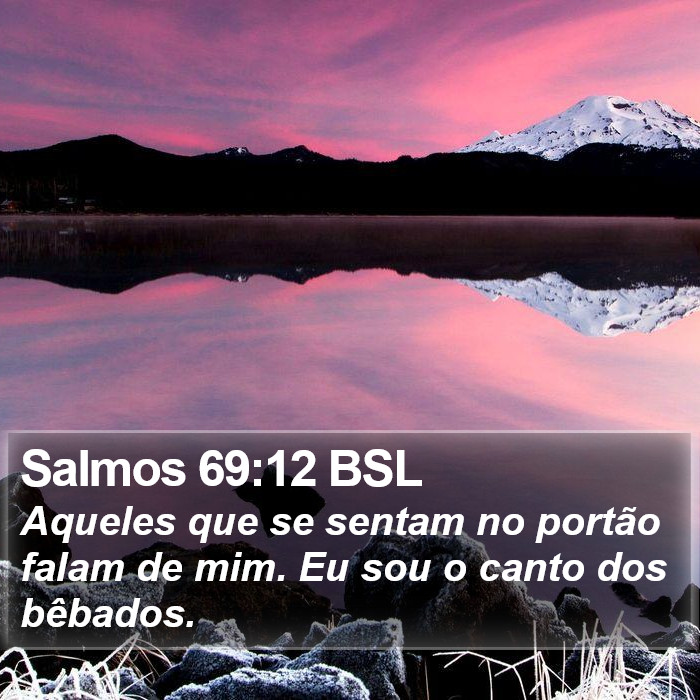 Salmos 69:12 BSL Bible Study