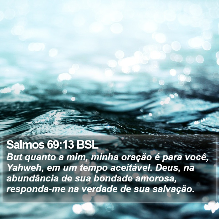 Salmos 69:13 BSL Bible Study