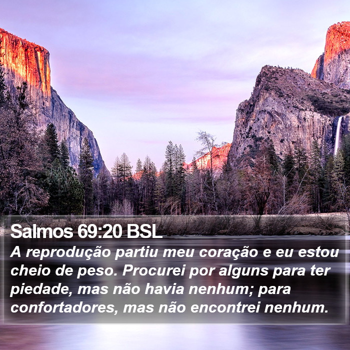 Salmos 69:20 BSL Bible Study
