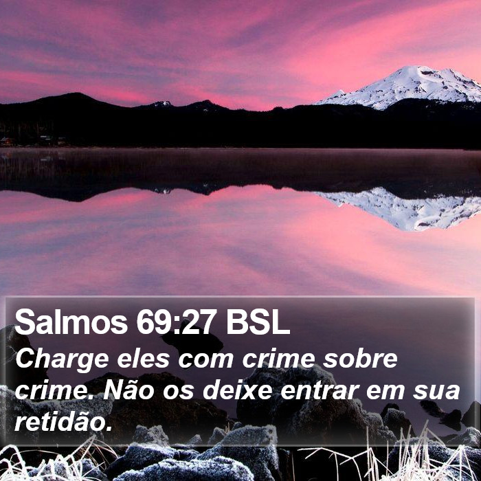 Salmos 69:27 BSL Bible Study
