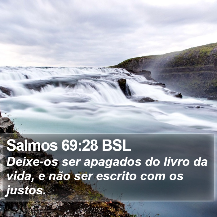 Salmos 69:28 BSL Bible Study