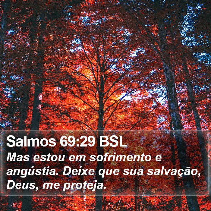 Salmos 69:29 BSL Bible Study