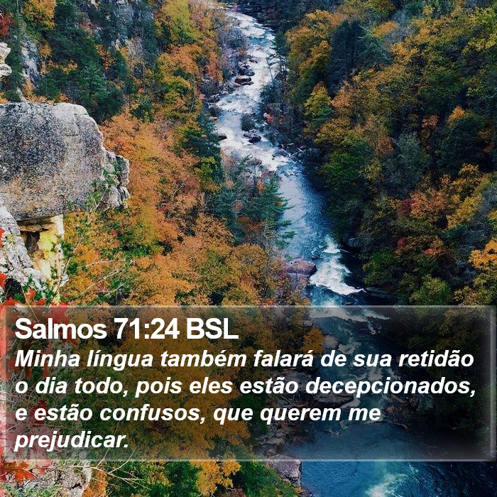 Salmos 71:24 BSL Bible Study