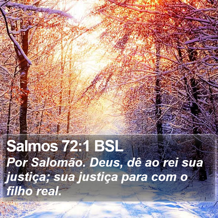 Salmos 72:1 BSL Bible Study