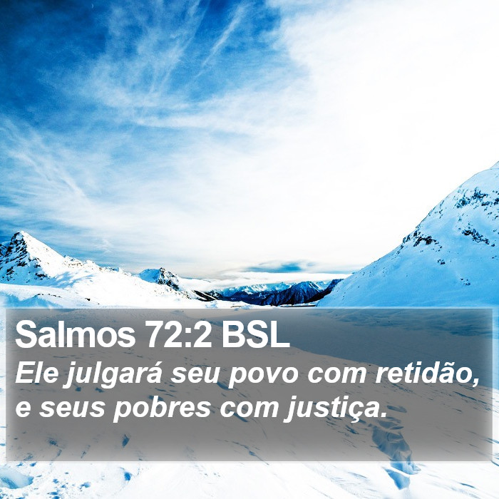 Salmos 72:2 BSL Bible Study