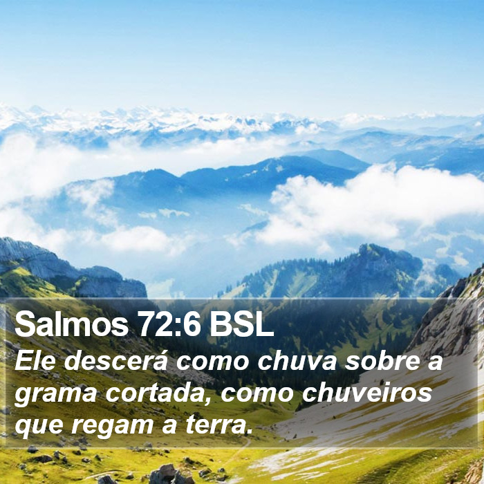 Salmos 72:6 BSL Bible Study