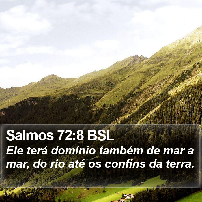 Salmos 72:8 BSL Bible Study