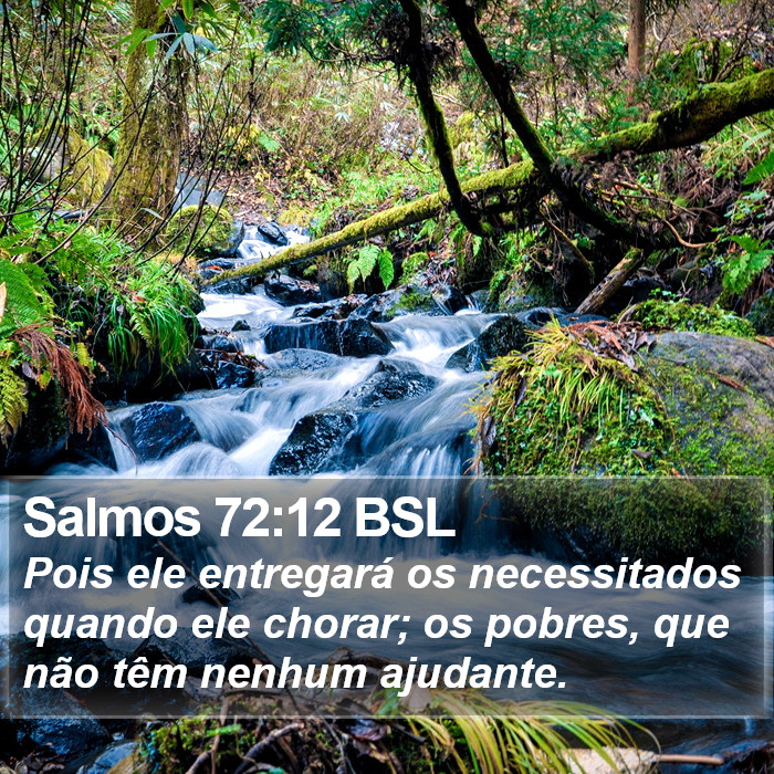 Salmos 72:12 BSL Bible Study