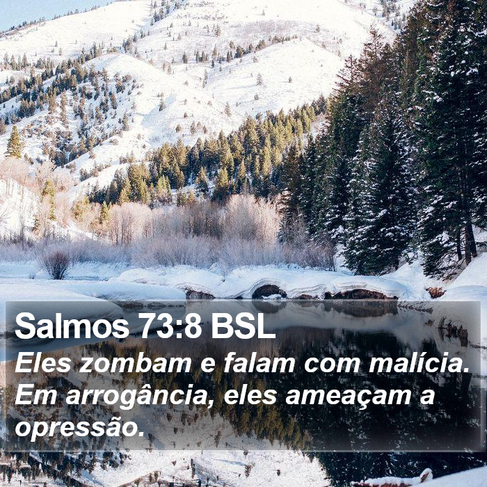 Salmos 73:8 BSL Bible Study