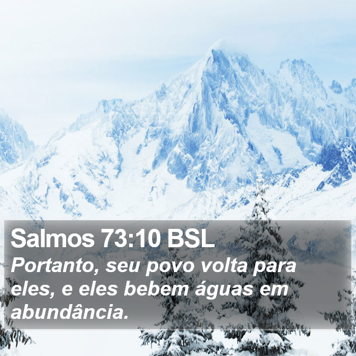 Salmos 73:10 BSL Bible Study