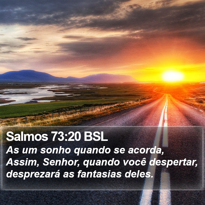 Salmos 73:20 BSL Bible Study