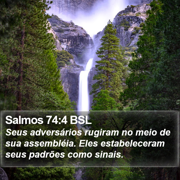 Salmos 74:4 BSL Bible Study