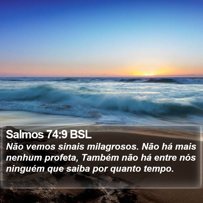 Salmos 74:9 BSL Bible Study