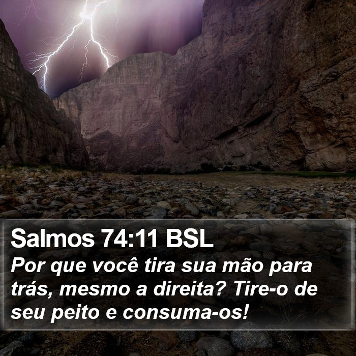 Salmos 74:11 BSL Bible Study