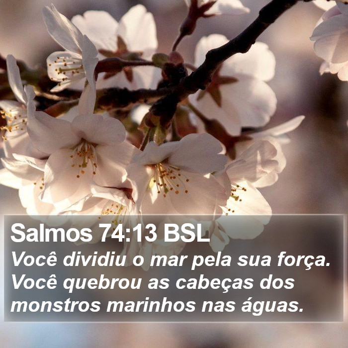 Salmos 74:13 BSL Bible Study