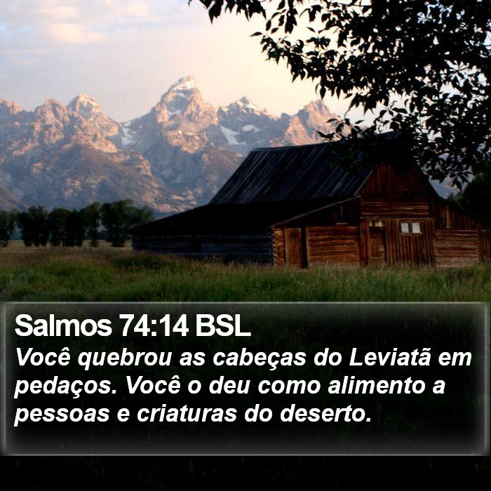 Salmos 74:14 BSL Bible Study