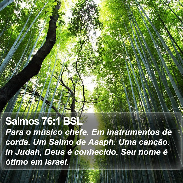 Salmos 76:1 BSL Bible Study