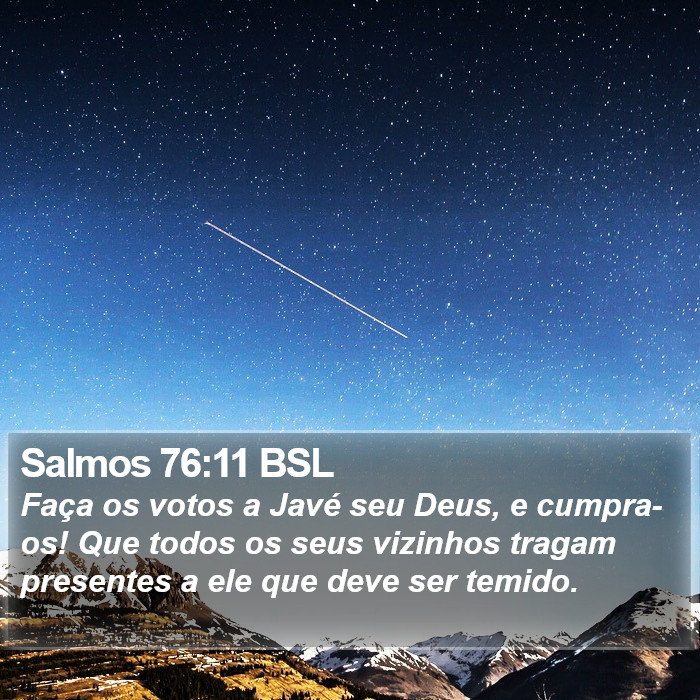 Salmos 76:11 BSL Bible Study