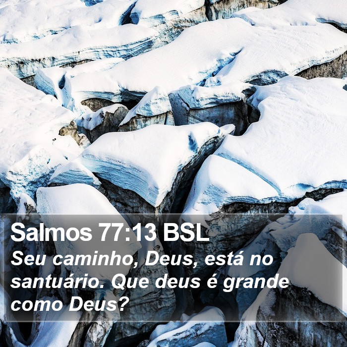 Salmos 77:13 BSL Bible Study