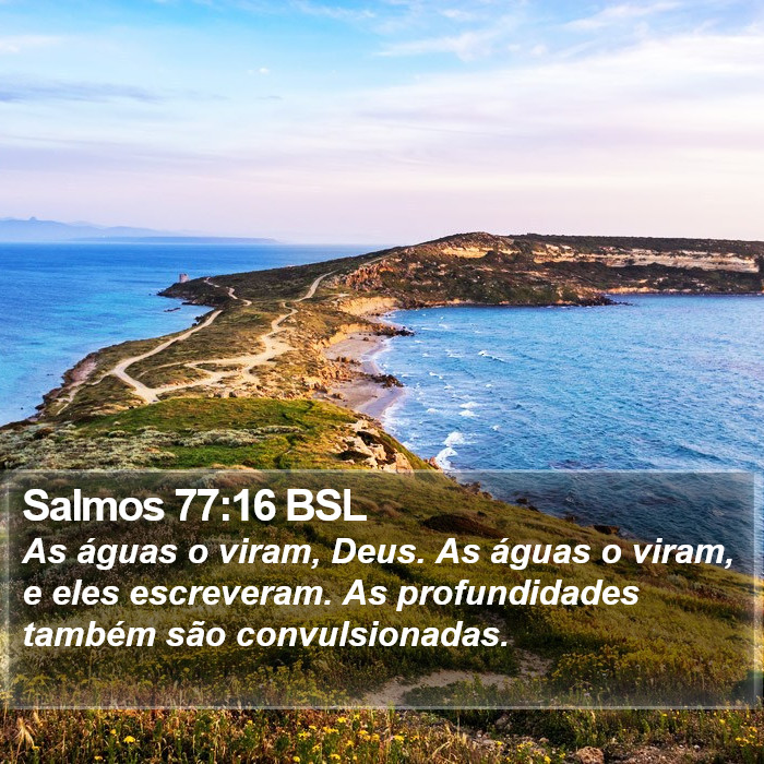 Salmos 77:16 BSL Bible Study