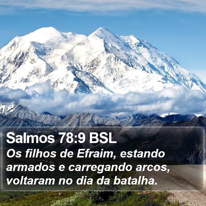 Salmos 78:9 BSL Bible Study