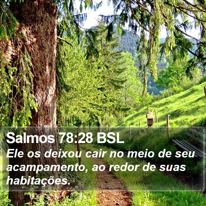 Salmos 78:28 BSL Bible Study