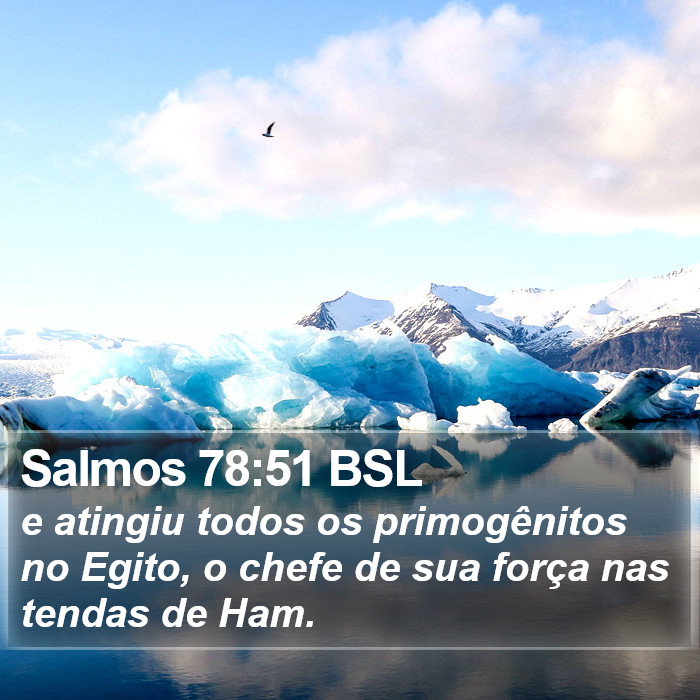 Salmos 78:51 BSL Bible Study