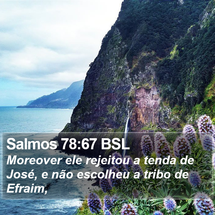Salmos 78:67 BSL Bible Study