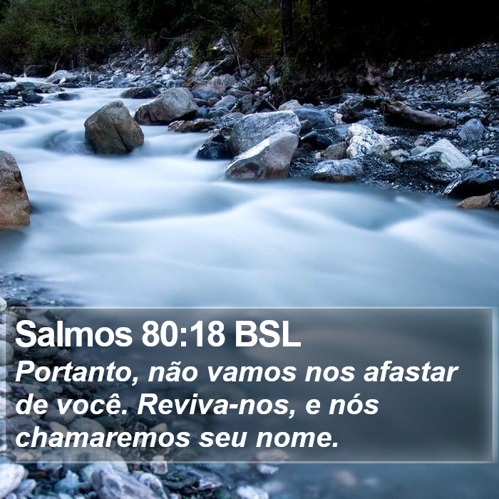 Salmos 80:18 BSL Bible Study