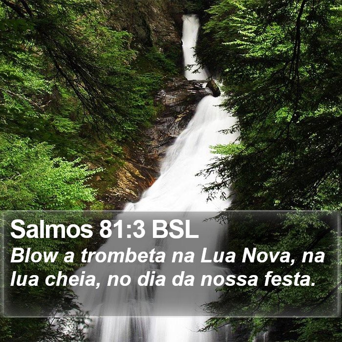 Salmos 81:3 BSL Bible Study