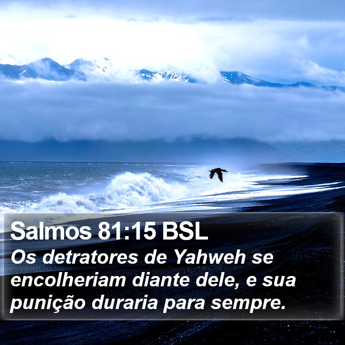 Salmos 81:15 BSL Bible Study