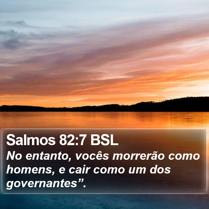 Salmos 82:7 BSL Bible Study