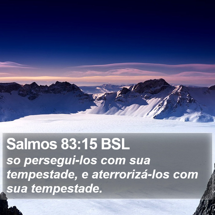 Salmos 83:15 BSL Bible Study