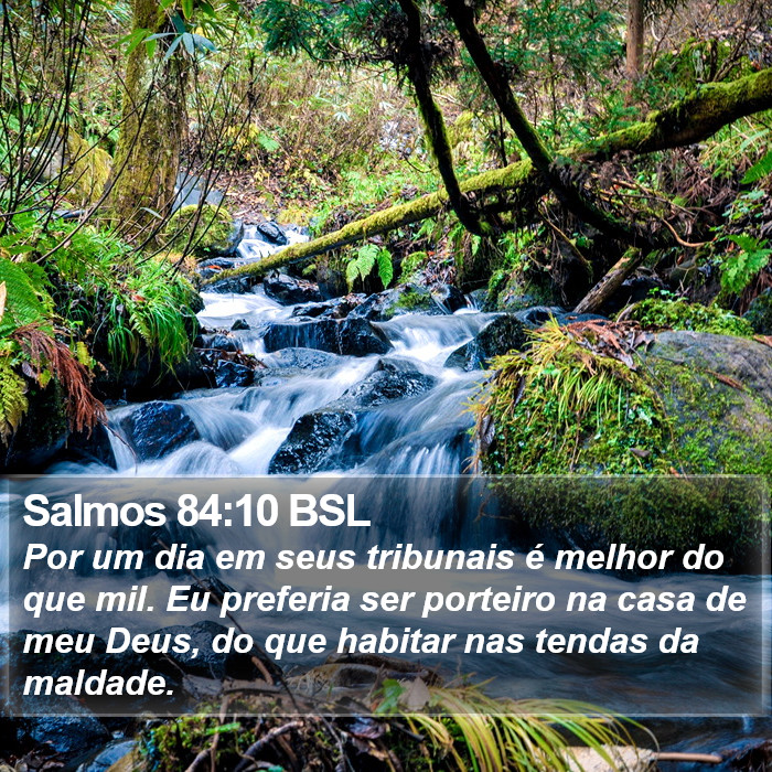 Salmos 84:10 BSL Bible Study