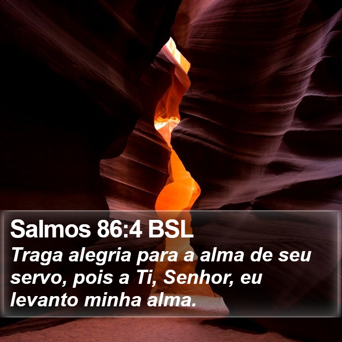 Salmos 86:4 BSL Bible Study